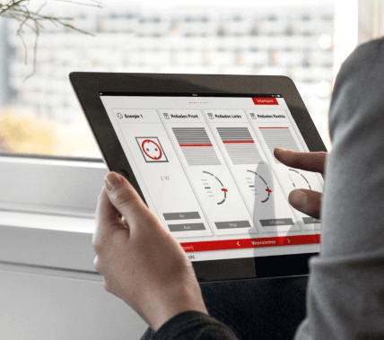 Za pomocą bezpłatnej aplikacji Internorm możesz zdalnie obsługiwać podłączone urządzenia