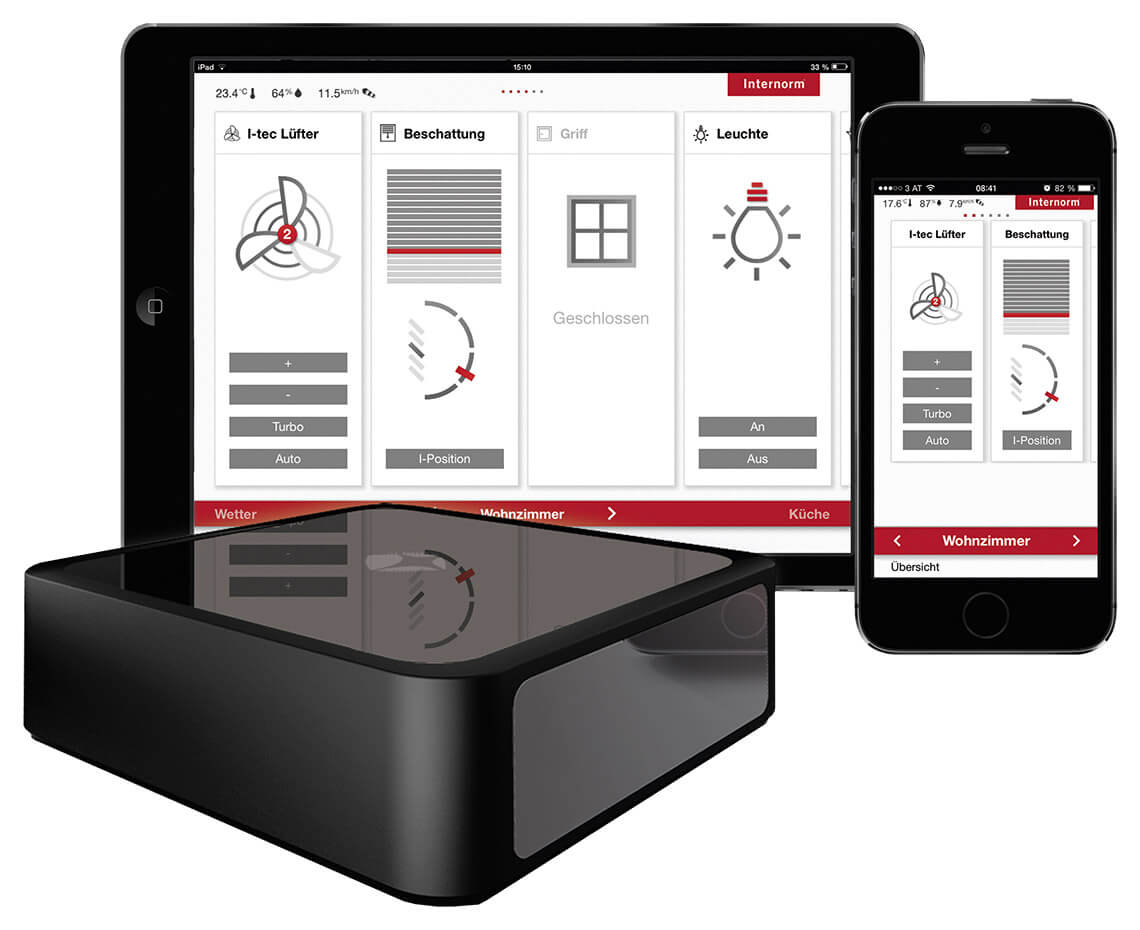Inteligentne sterowanie domem według Internorm
